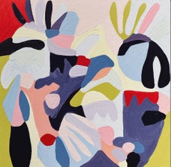 Date Night, Harriet Chomley, Original Painting, Abstract expressionist, Abstract