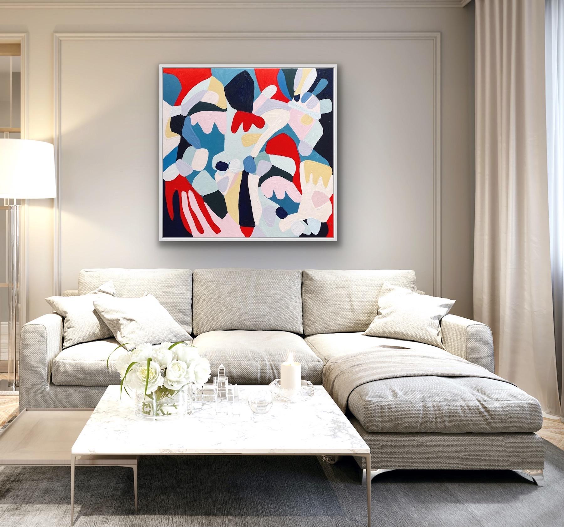 El Atrevido, Arte contemporáneo original, Arte abstracto, Arte estilo Picasso en venta 3