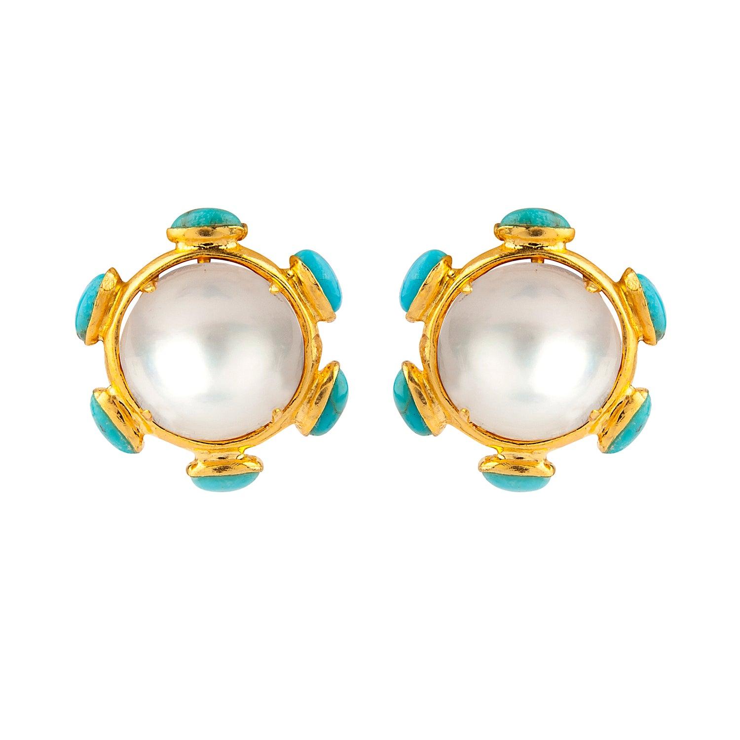 Harriet Clip On Earrings (more color) For Sale 1