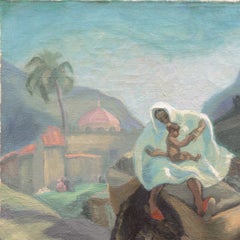 'Flight into Egypt', Post-Impressionist Woman Artist, Paris, Madrid, Copenhagen