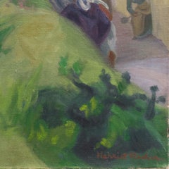 'Motif from Ibiza' Post-Impressionist Woman Artist, Paris, Madrid, Copenhagen