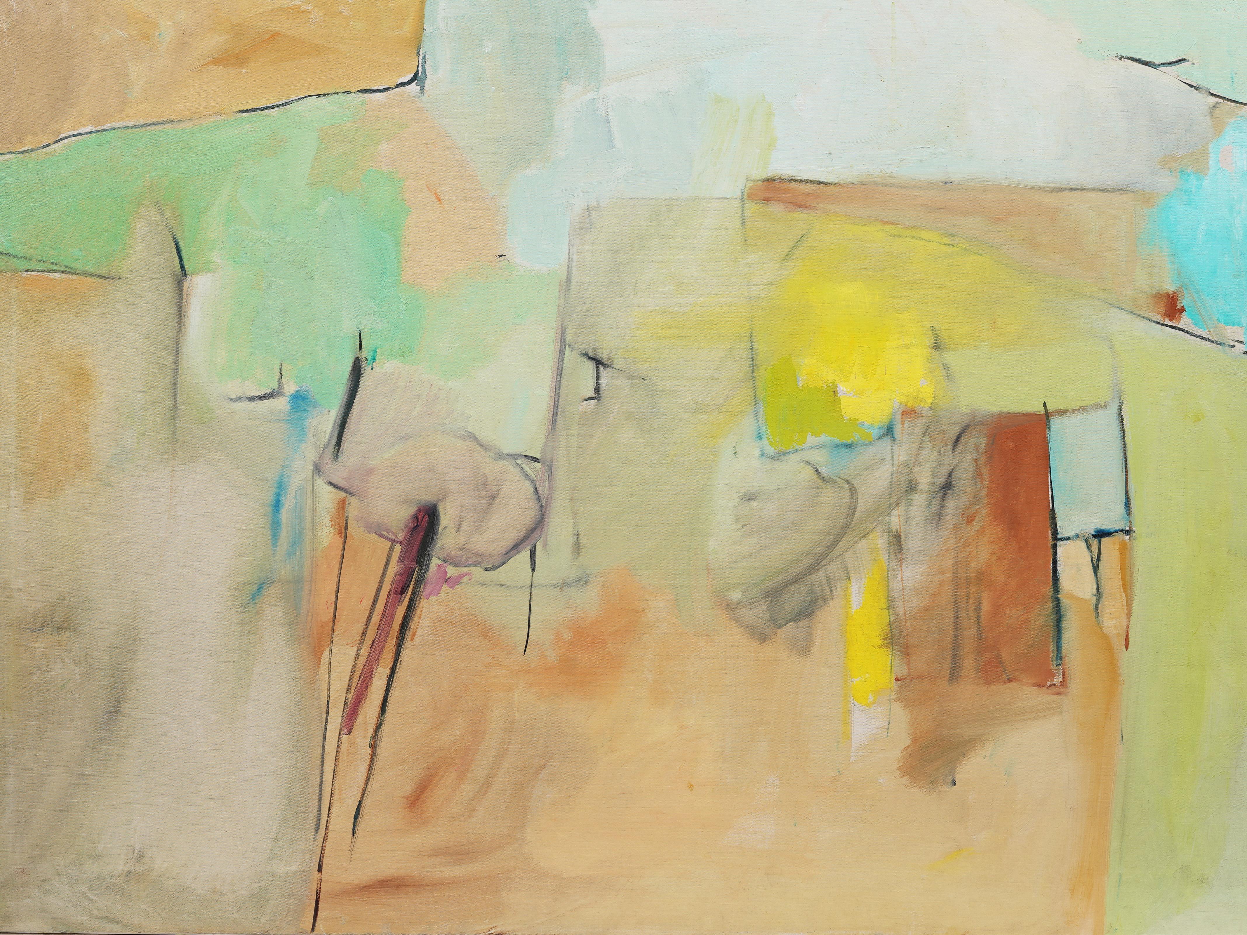 Oil on canvas.   Signed Verso.


Harriet was born and raised in Brooklyn, New York, and lived with her husband in Park Slope for over 35 years.

She attended the Brooklyn Museum School at age 14 where she established her reputation as an abstract