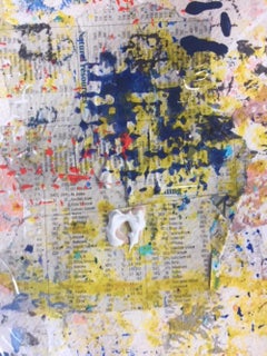 A. Delis, pastel coloured abstract contemporary giclée print, Affordable Art