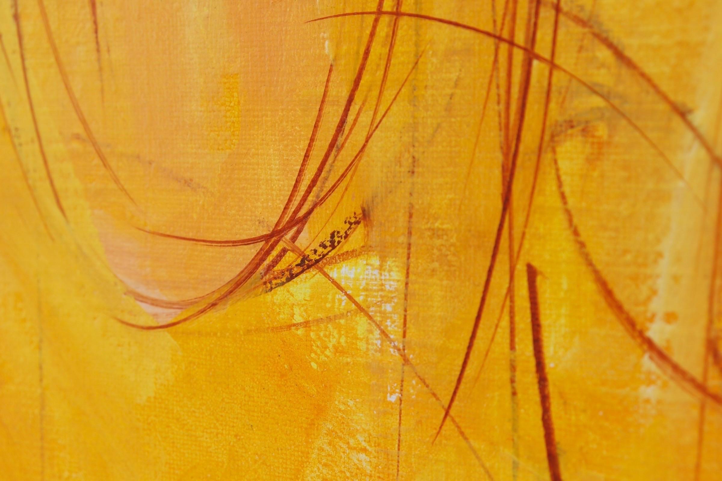 Pintura abstracta firmada por Harriet LeBell en venta 5