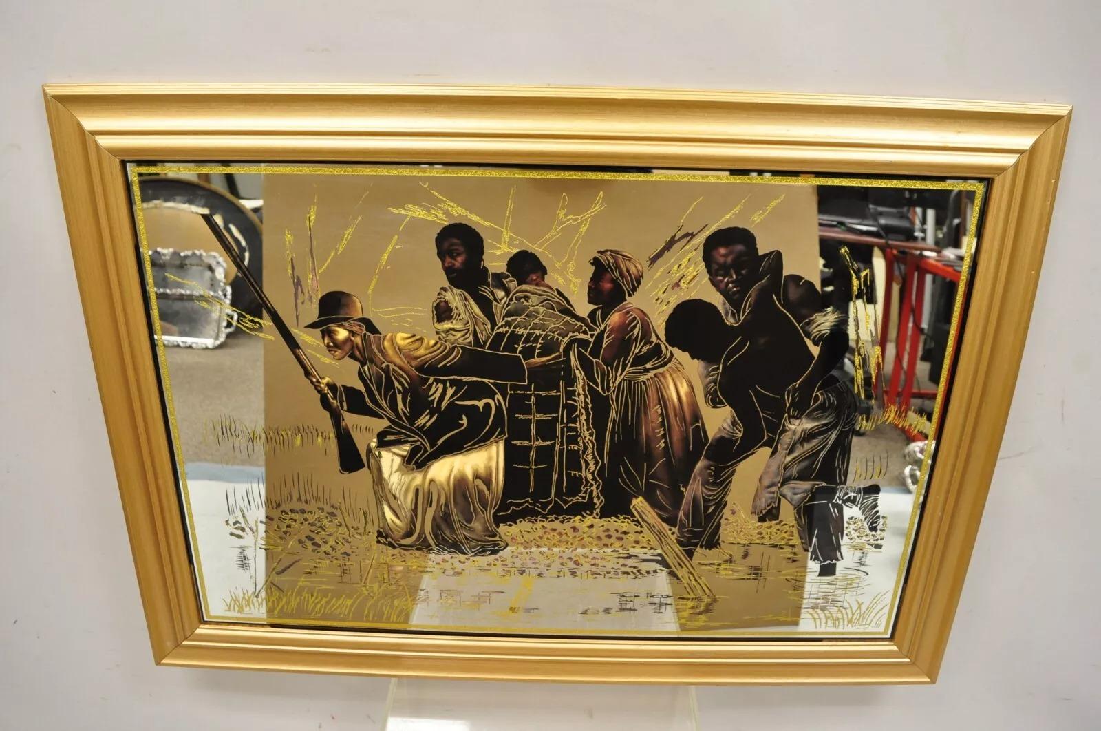 Harriet Tubman Underground Railroad Printed Wall Mirror Black History Decor 4