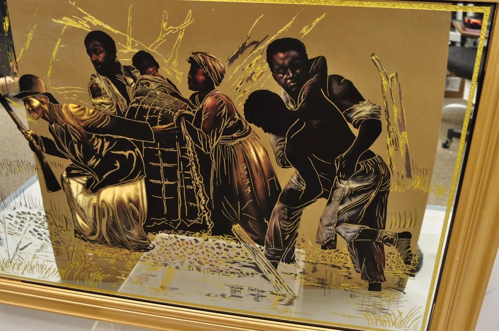 Harriet Tubman Underground Railroad Printed Wall Mirror Black History Decor 1