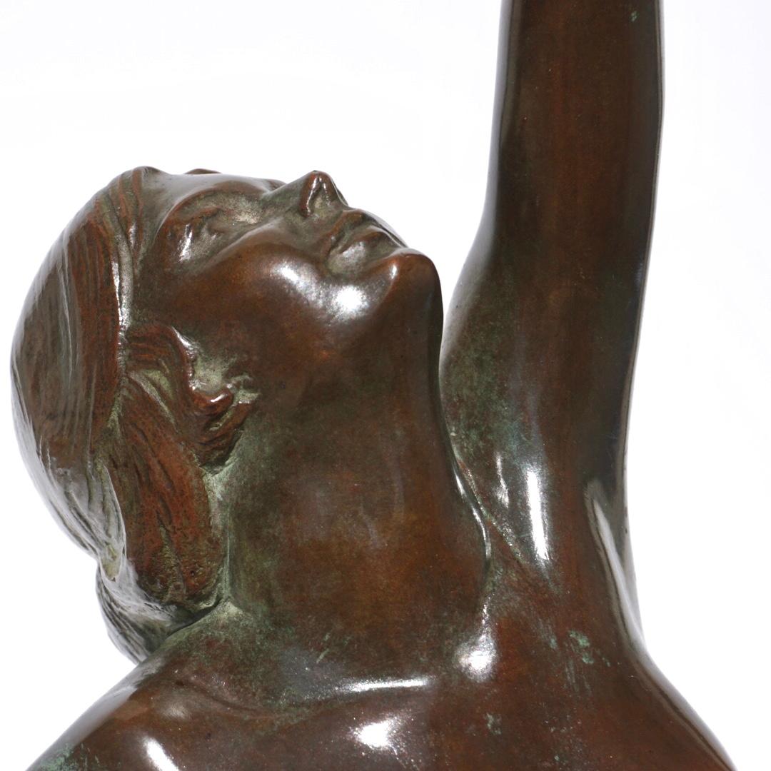 Harriet Whitney Frishmuth “The Star” Bronze 1918 3