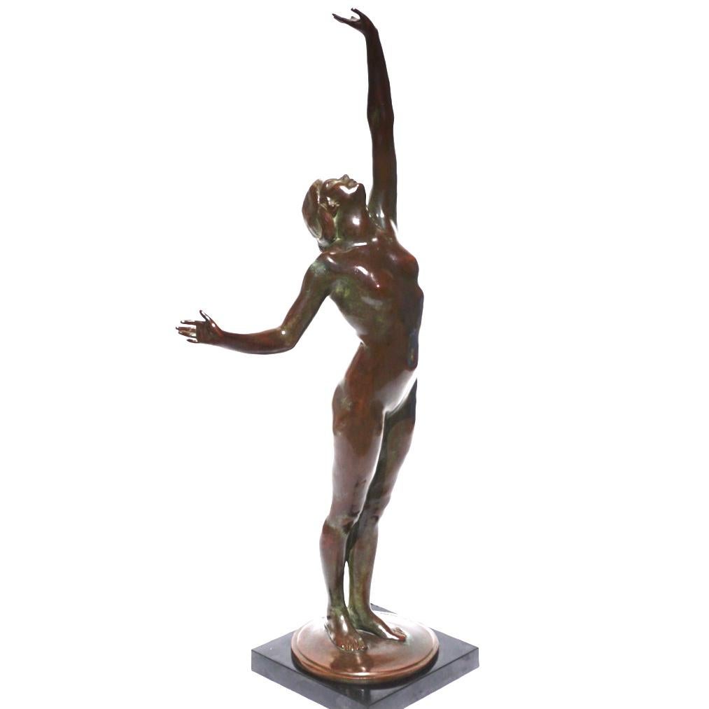 Art Nouveau Harriet Whitney Frishmuth “The Star” Bronze 1918