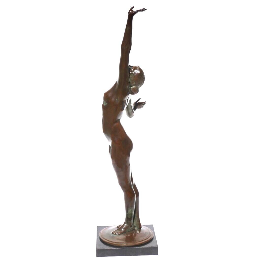 Early 20th Century Harriet Whitney Frishmuth “The Star” Bronze 1918