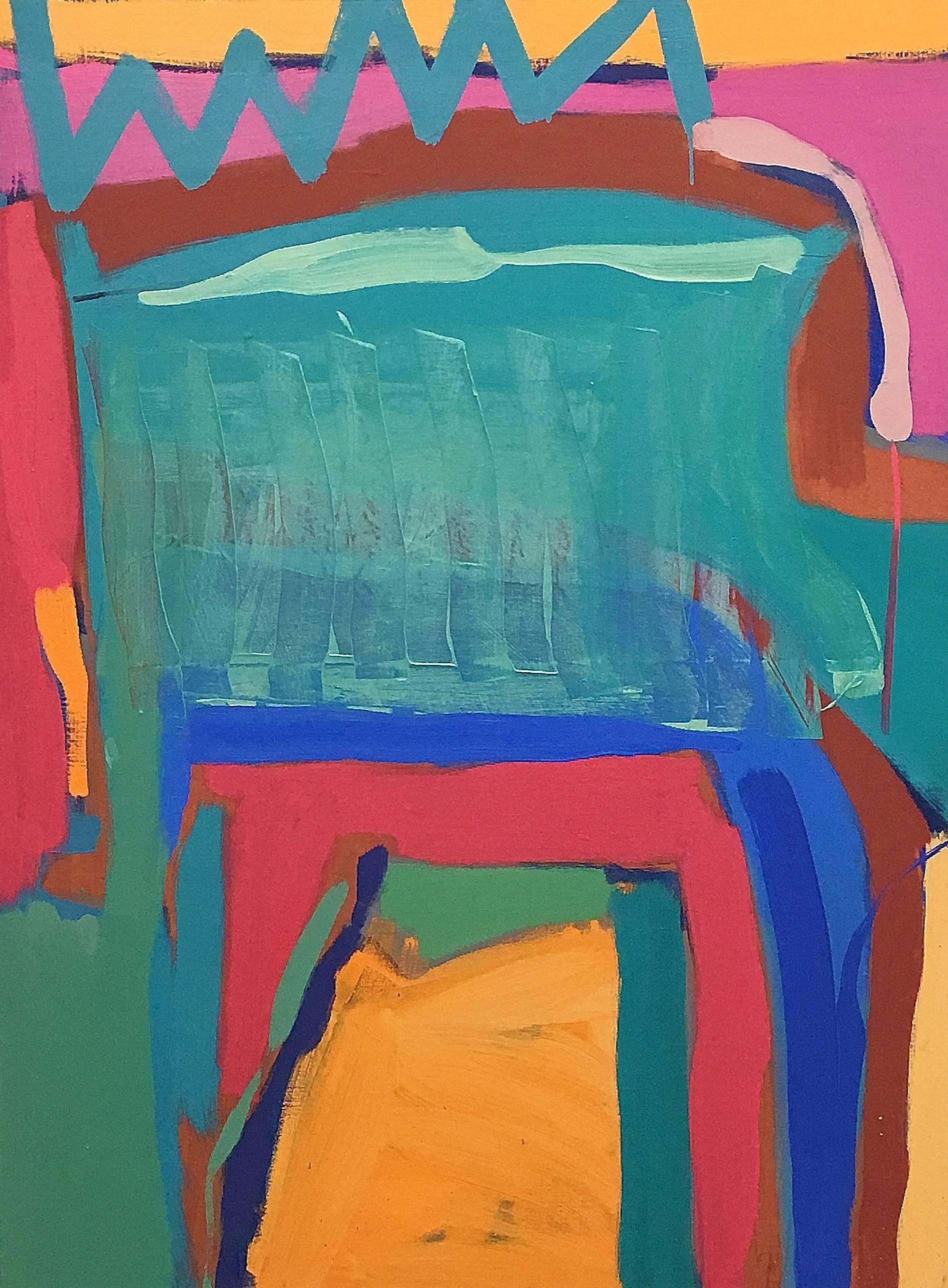 Harriette Joffe Abstract Painting - Montaukett