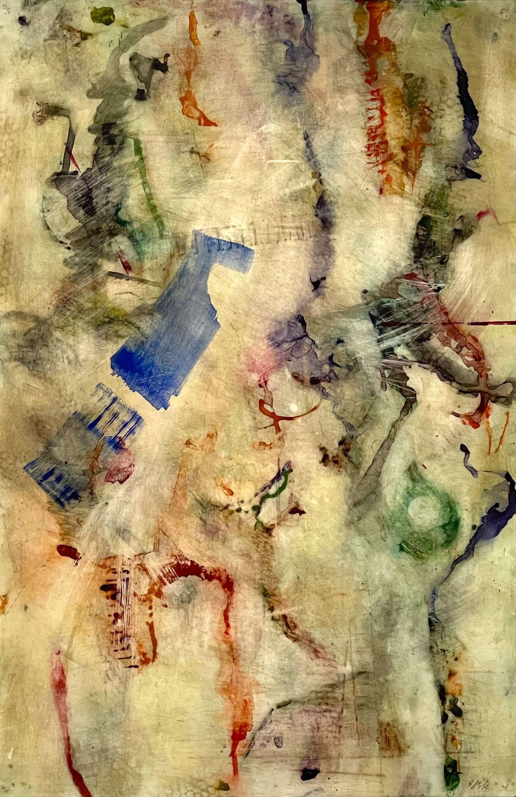 Harriette Joffe Abstract Painting - Untitled, from the Riversong Series