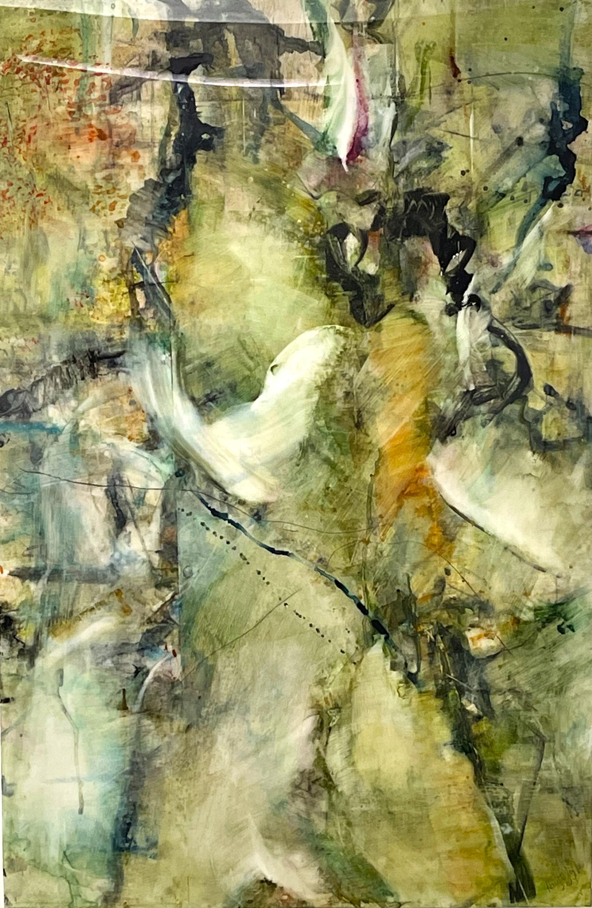 Harriette Joffe Abstract Painting - Untitled, from the Riversong Series