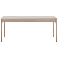 Harris Dining Table in Table in Ash, Seats Eight, Handcrafted, Modern
