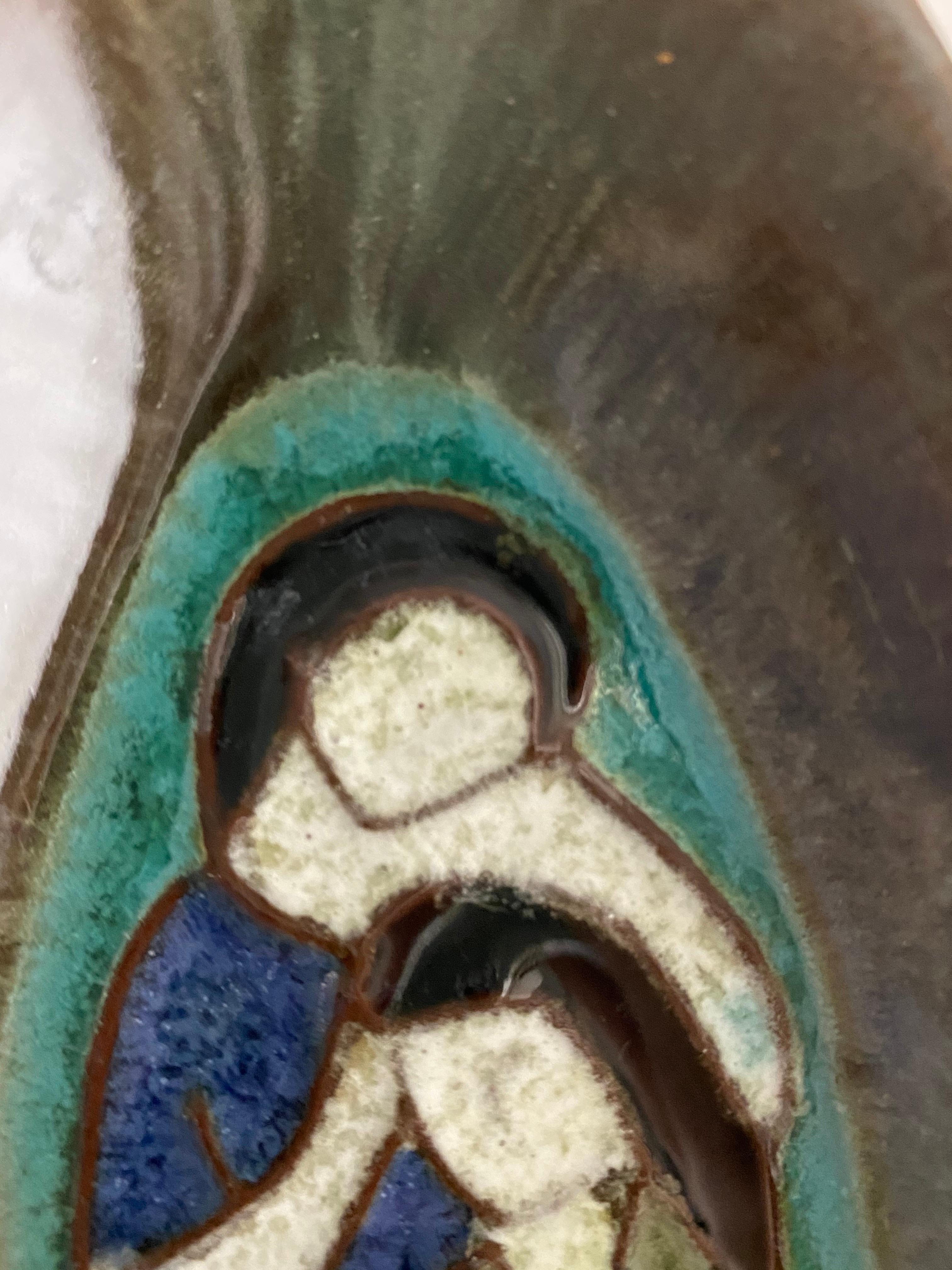 Piatto in Studio Pottery firmato da Harris G. Strong In condizioni buone in vendita a Round Top, TX