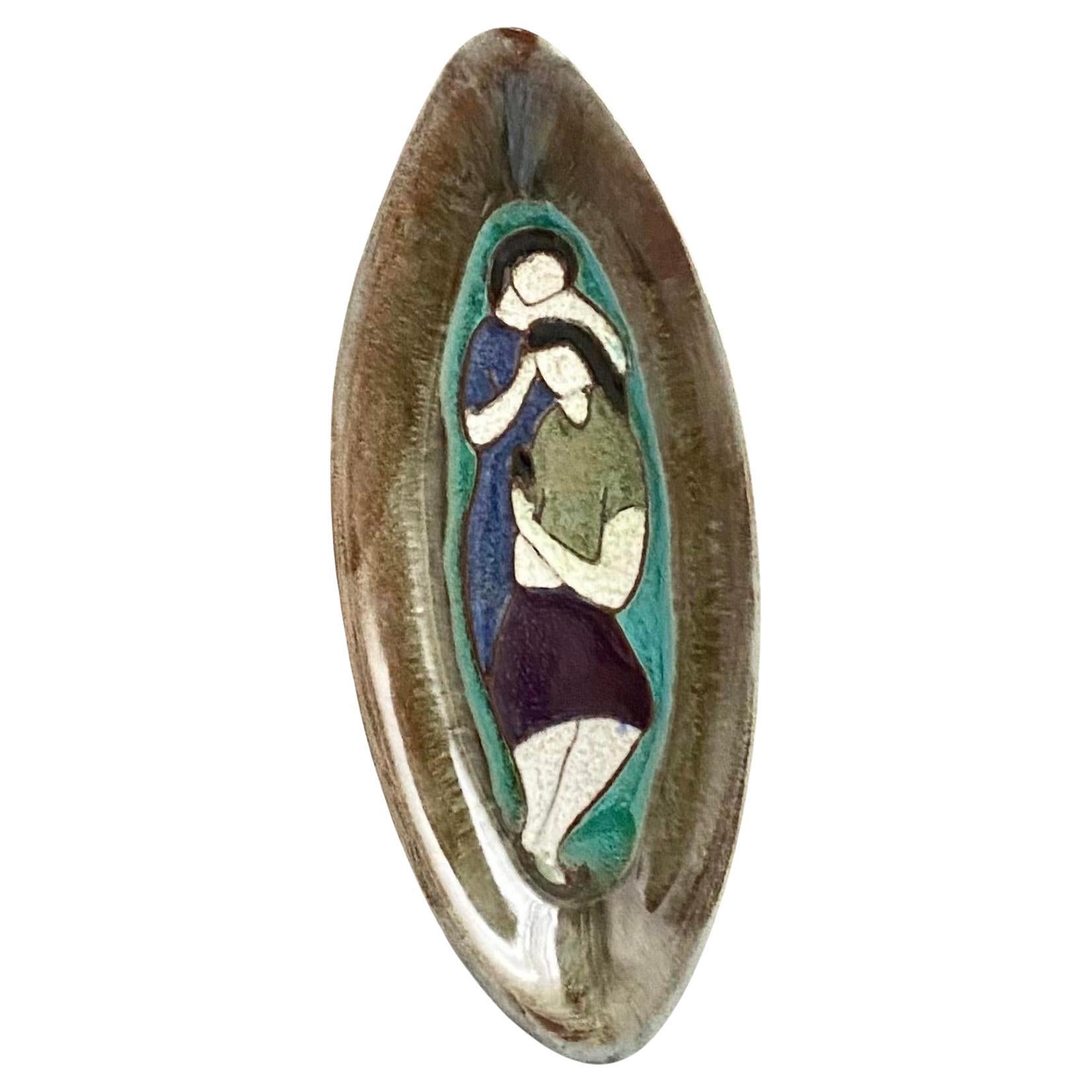 Harris G. Strong Signed Studio Pottery Dish