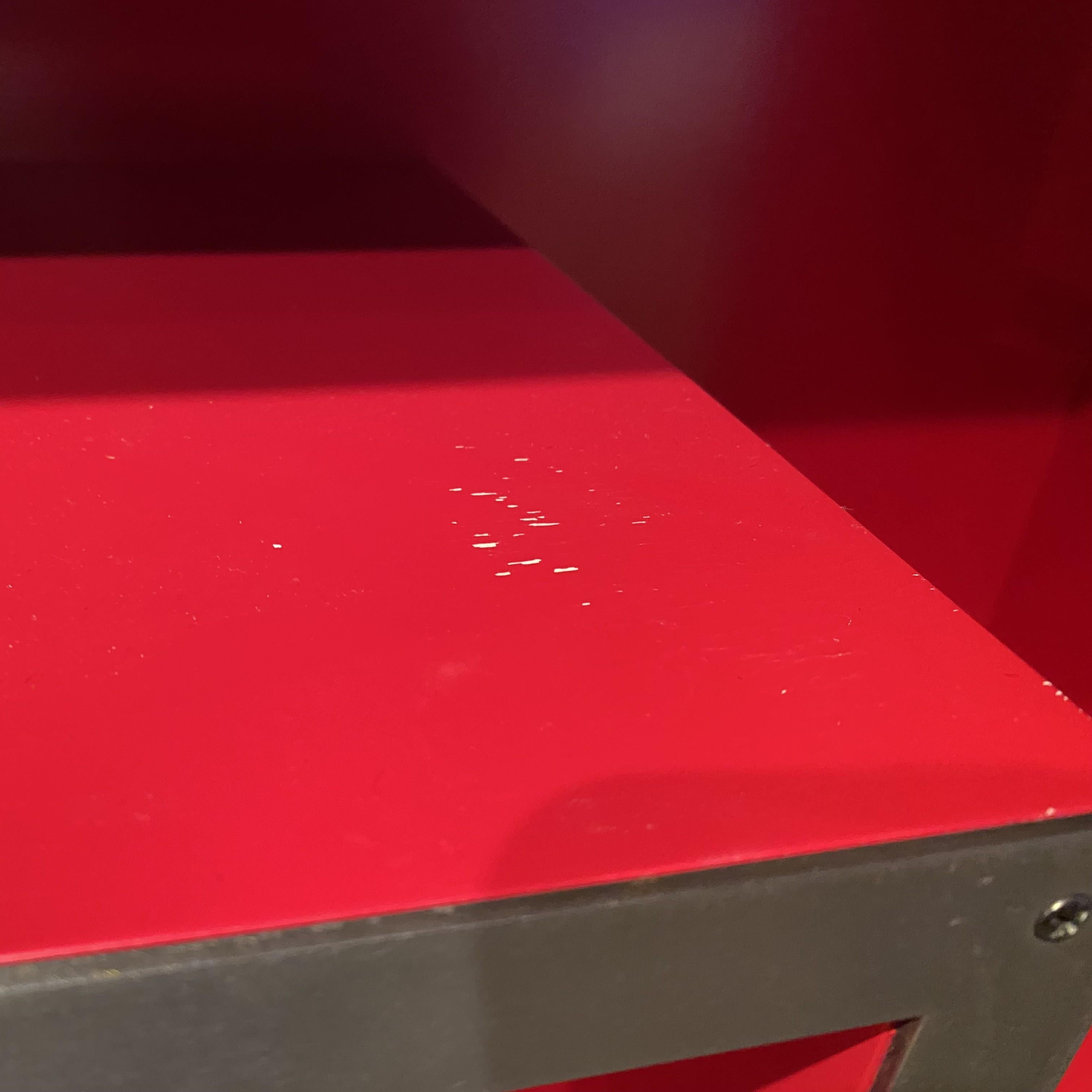 Harris Rubin Libreria moderna geometrica in legno e acciaio De Stijl in vendita 4