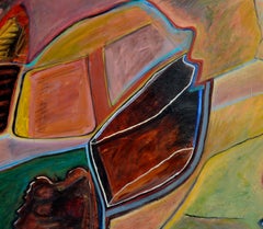 Large Scale Mid Century Abstract -- "Veiled Spirit"