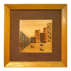 Harris Strong Tile "Boats in Harbor"