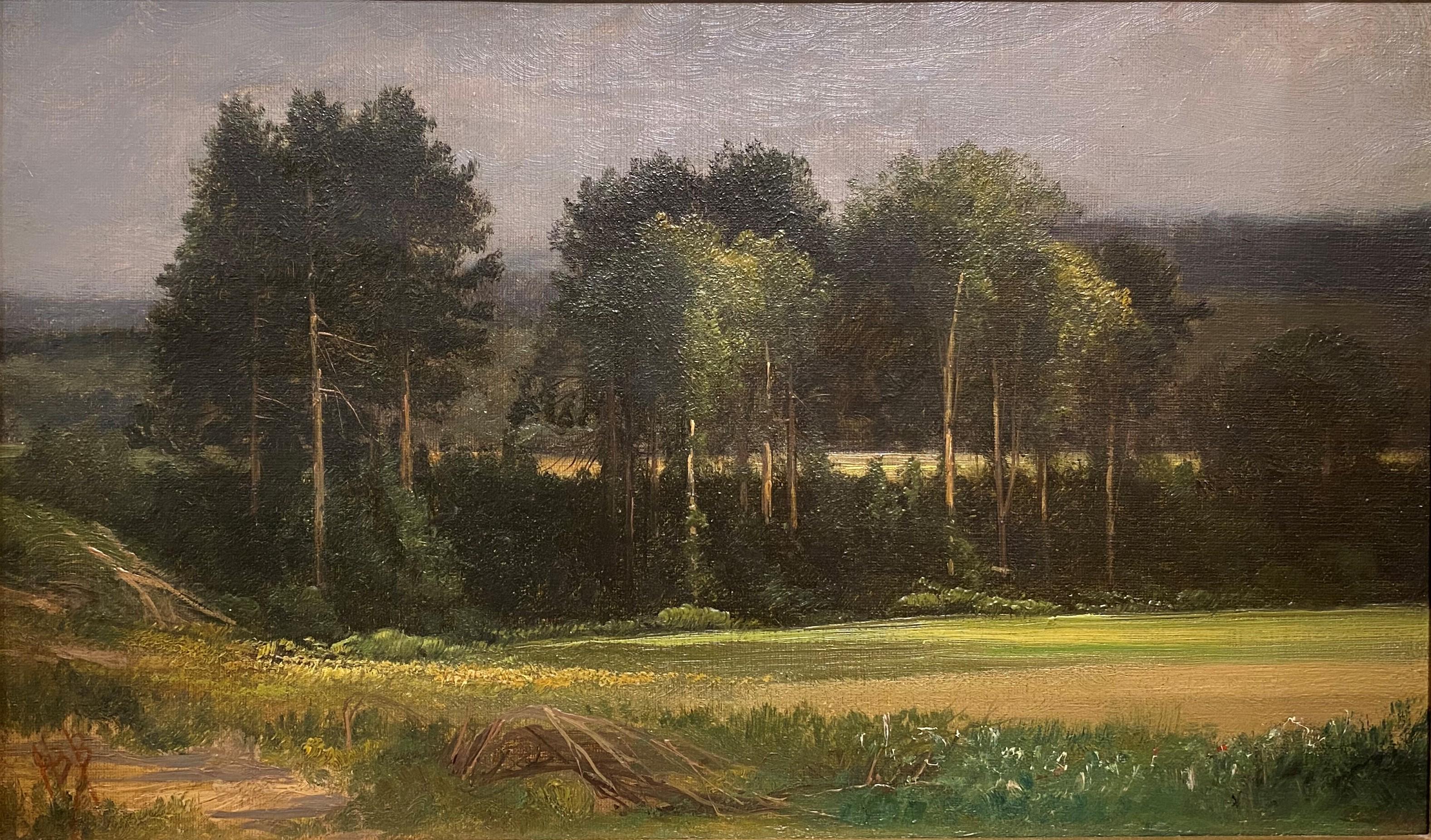 New England Landscape - Painting by Harrison Bird Brown