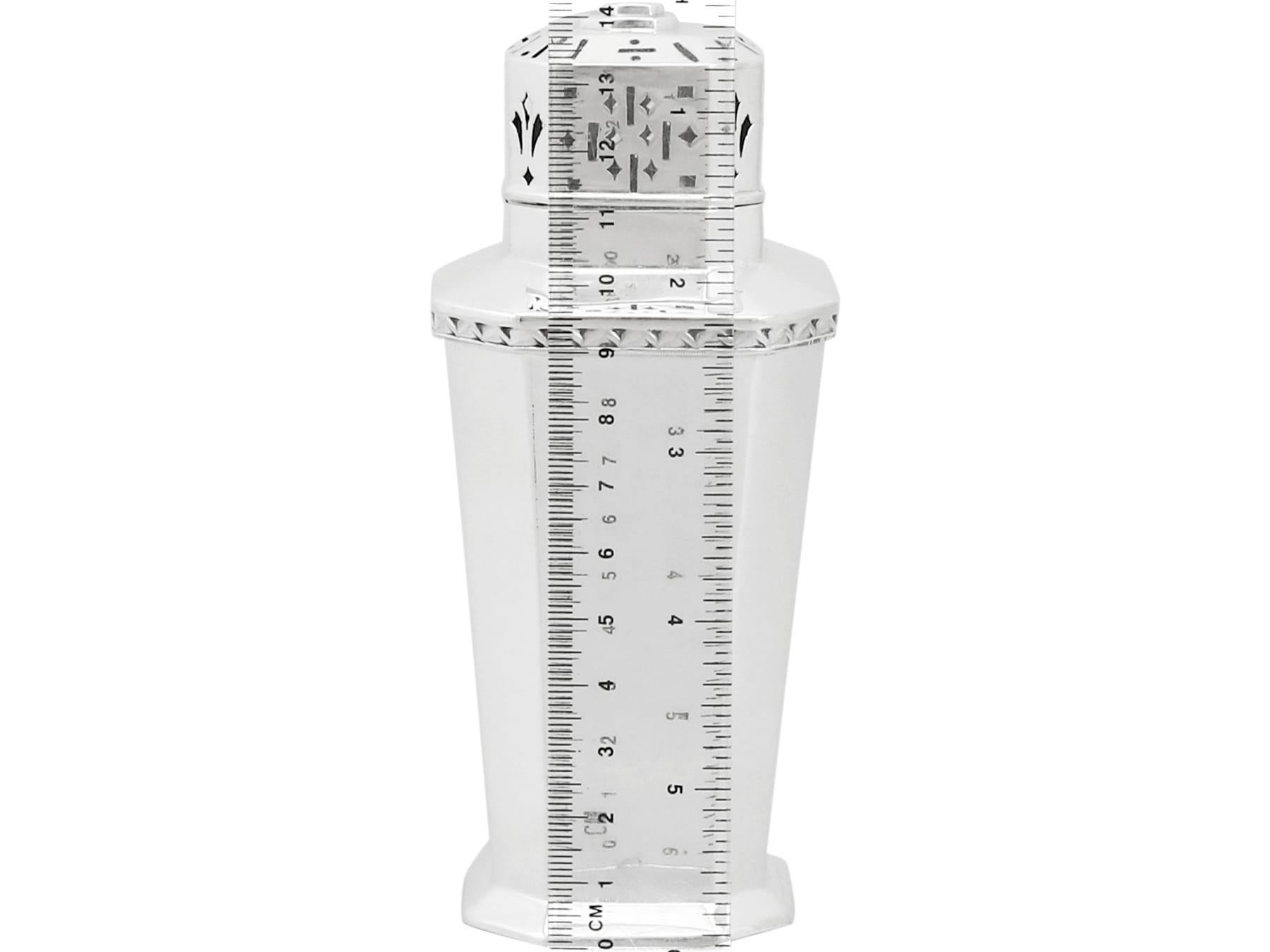 Azucarero de plata de ley Harrison Brothers & Howson 1939 - Art Déco en venta 2