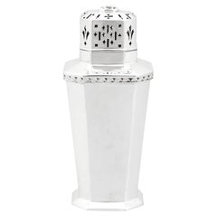 Harrison Brothers & Howson 1939 Sterling Silver Sugar Caster - Art Deco
