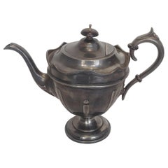 Antique Harrison Fisher & Company Pewter Teapot from 1915