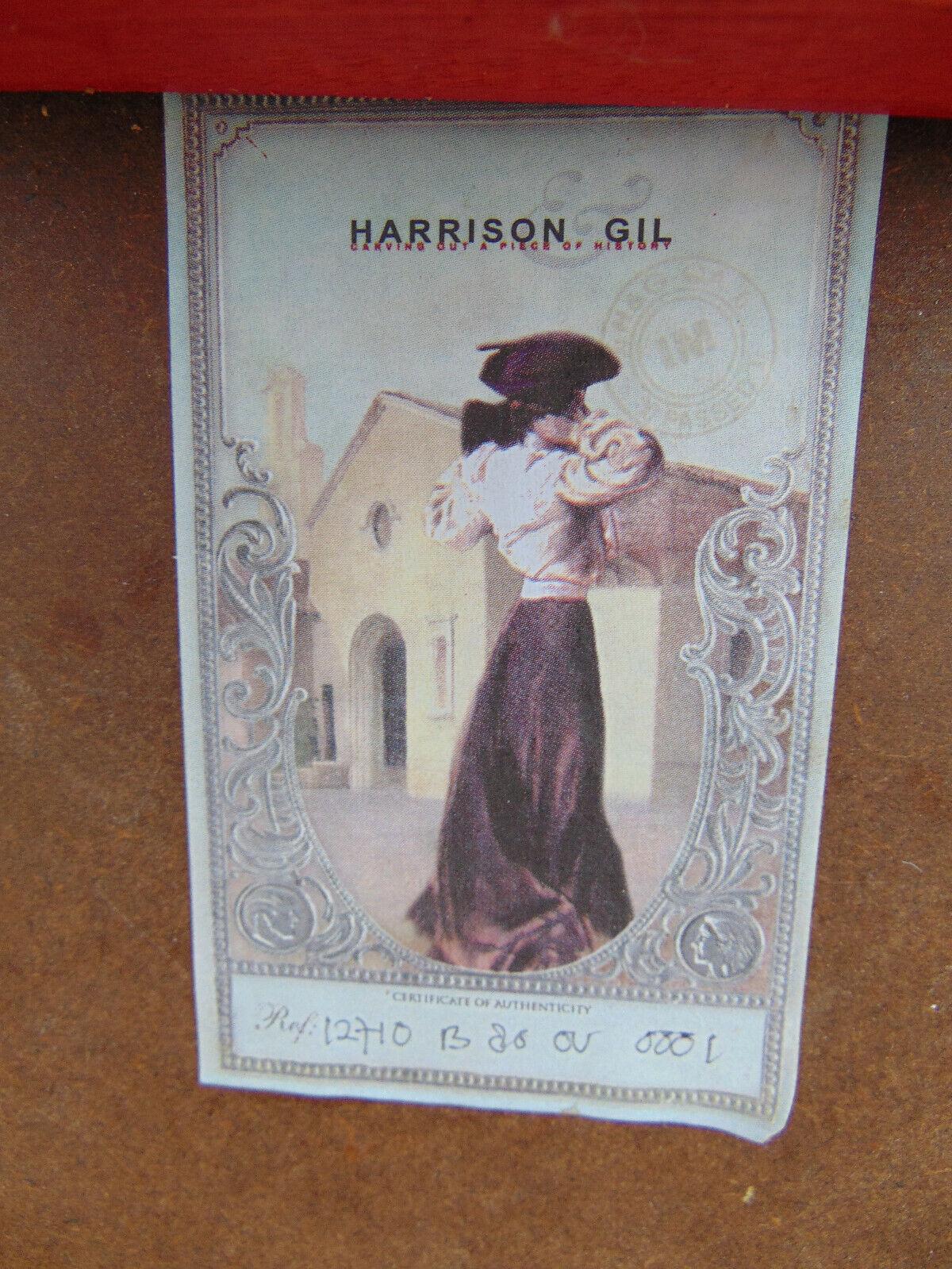 Harrison & vergoldeter geschnitzter Rokoko-Spiegel aus vergoldetem Holz mit antikem, gealtertem, gealtertem Glas im Angebot 9