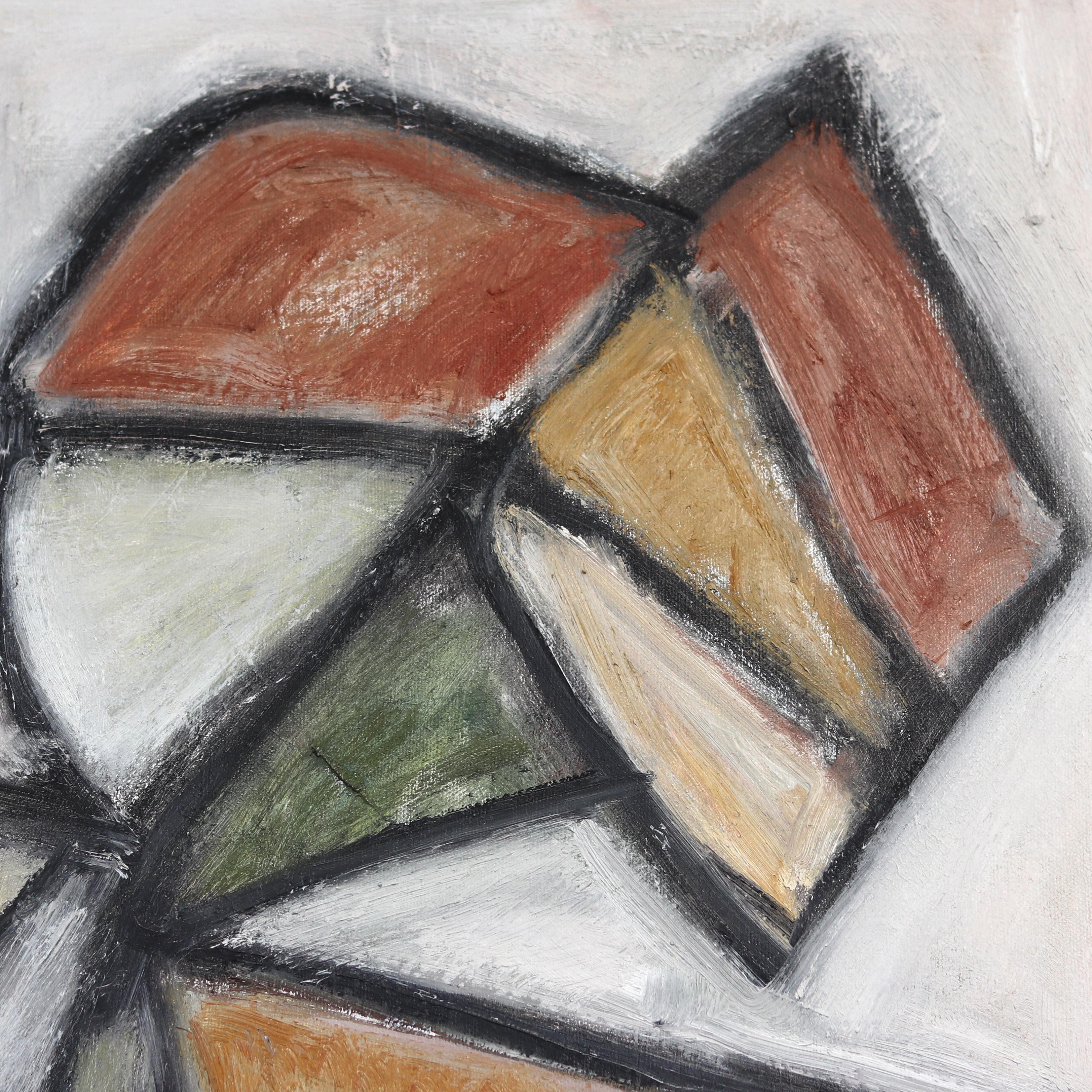 Les grandes œuvres d'art originales de Harrison Gilman commencent par une couche d'abstraction gestuelle rapide, suivie de formes organiques et de structures géométriques. Certaines de ses peintures restent au stade de l'abstraction purement