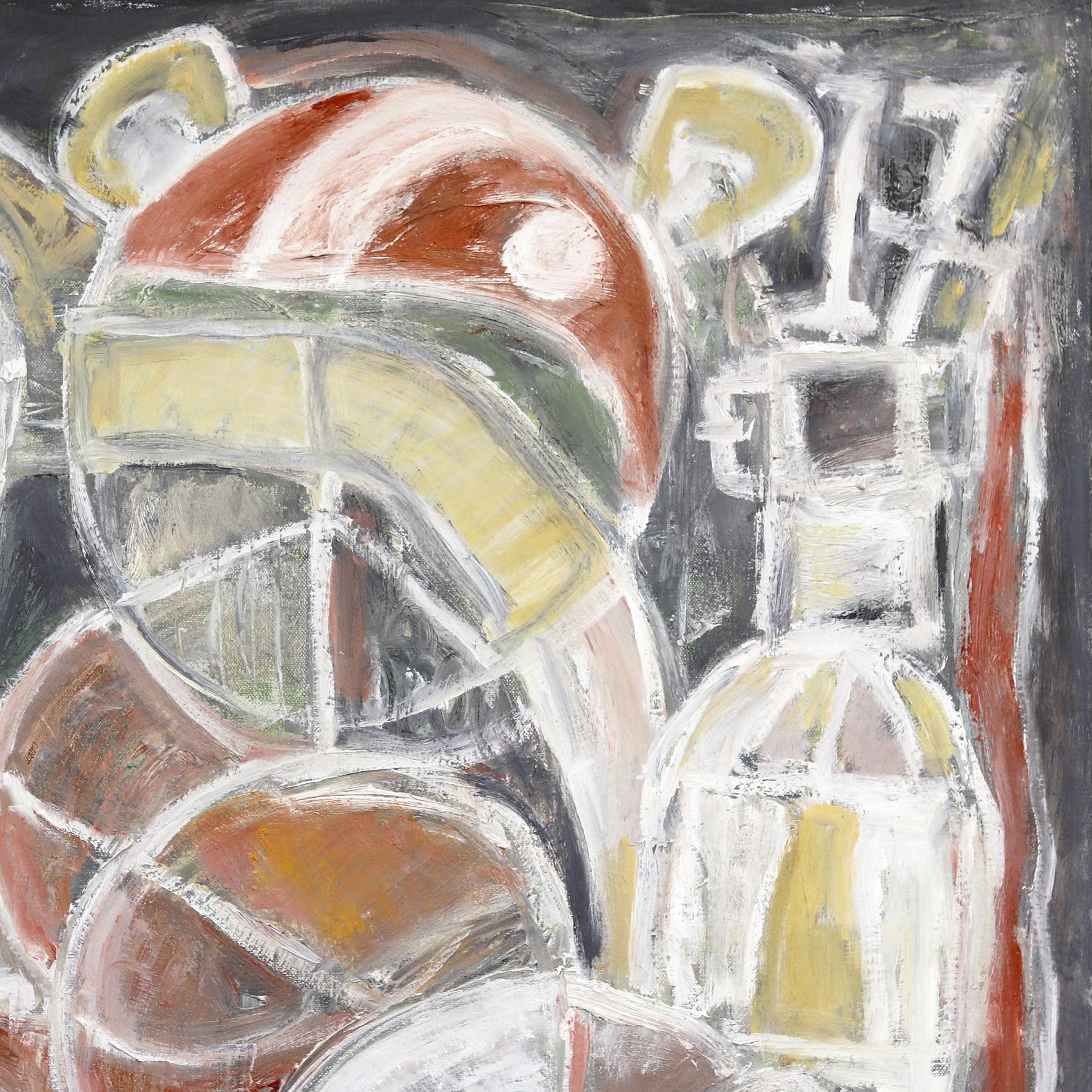 Trigger cosmico - Quadro organico contemporaneo di grandi dimensioni in vendita 2