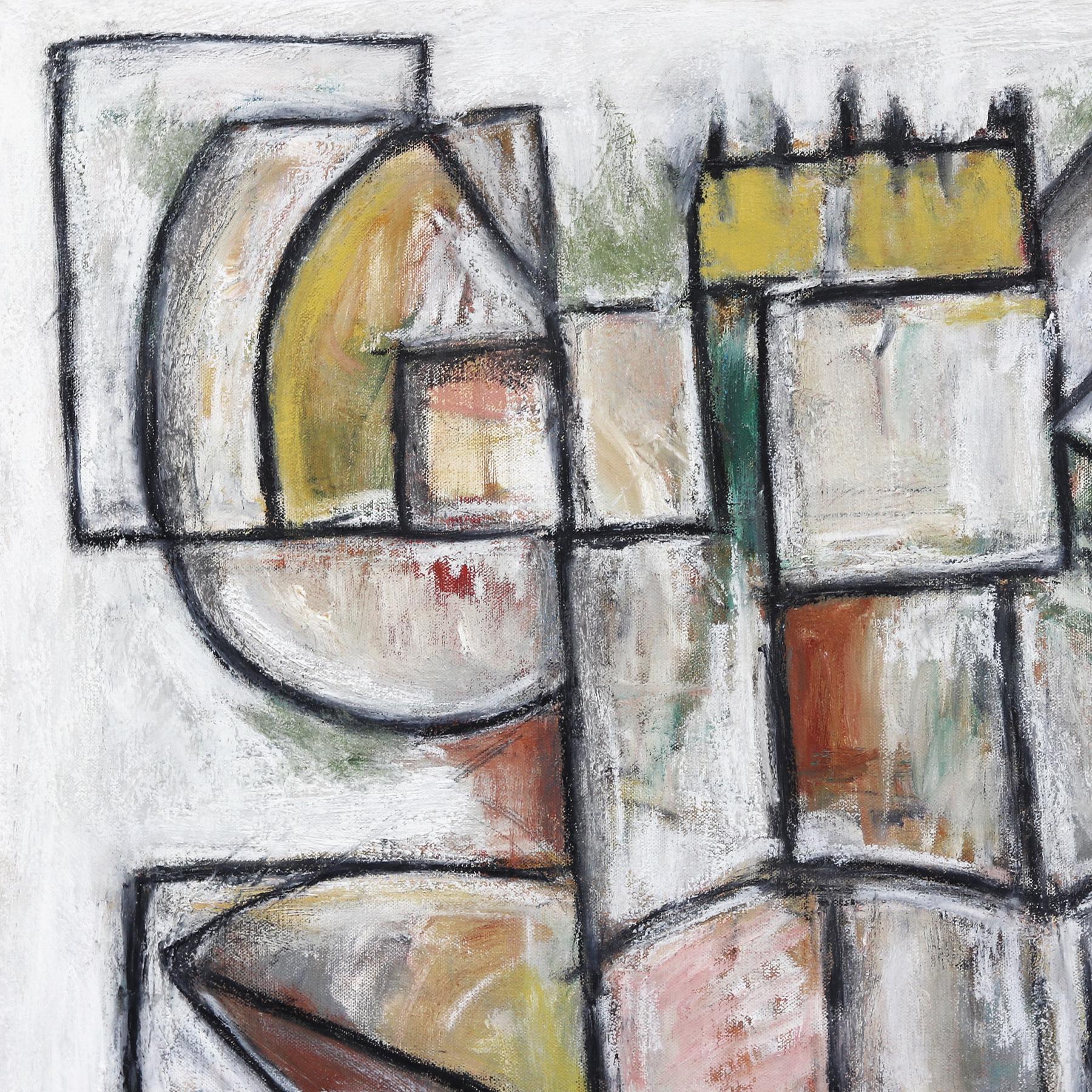Le grandi opere originali di Harrison Gilman iniziano con uno strato di astrazione gestuale veloce seguito da forme organiche e strutture geometriche. Alcuni dei suoi dipinti rimangono allo stadio astratto puramente onirico, mentre altri si