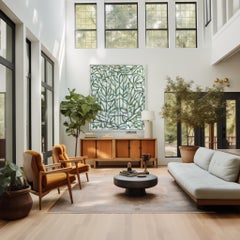 Green Cathedral - Large Contemporary Abstract Painting