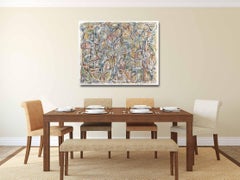 Once Over Babylon - Large Colorful Contemporary Abstract Painting