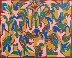 The Wellspring II - Large Contemporary Abstract Colorful Geometric Painting