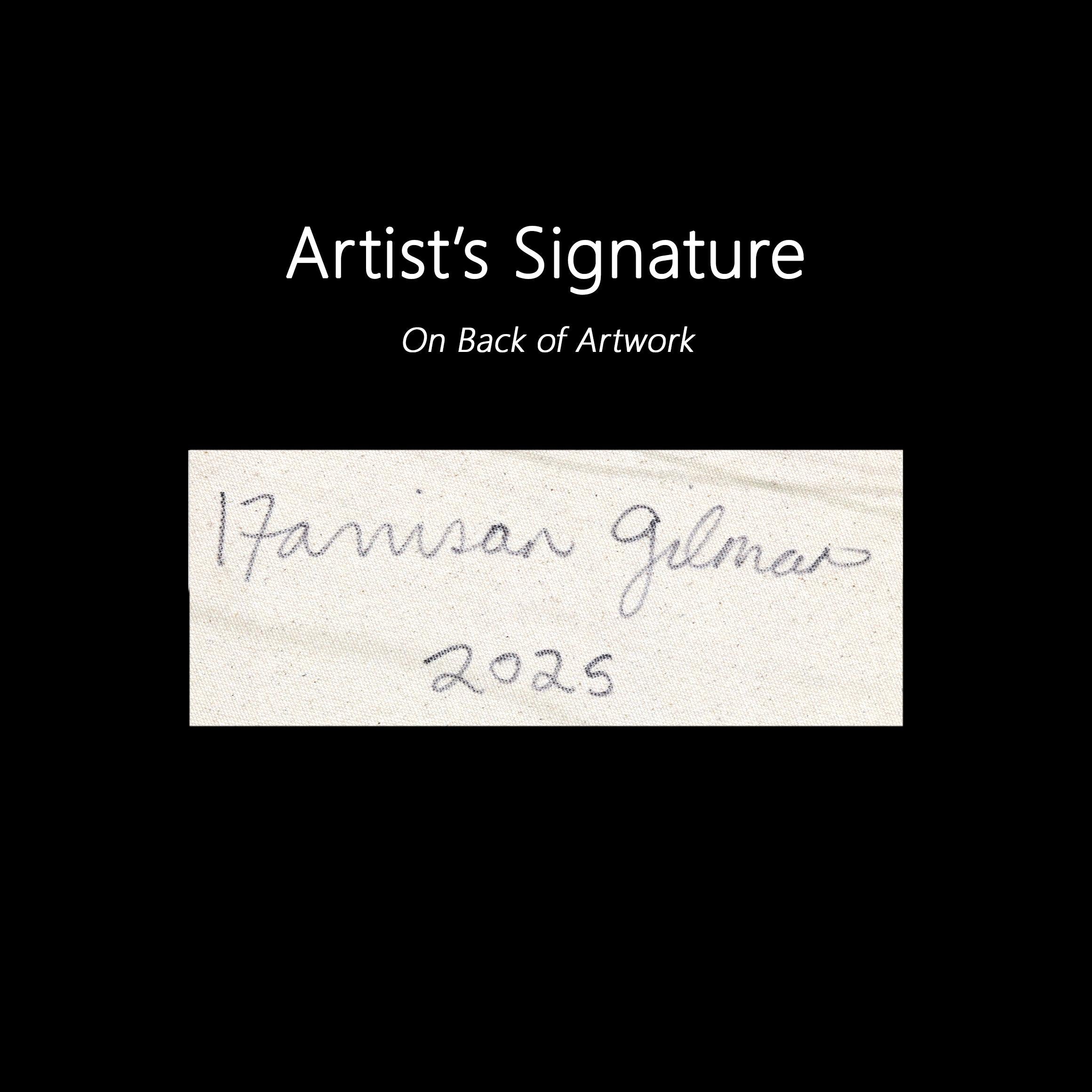 Tondo Arboretum - Circular Contemporary Abstract Sage Green Botanical Painting For Sale 7