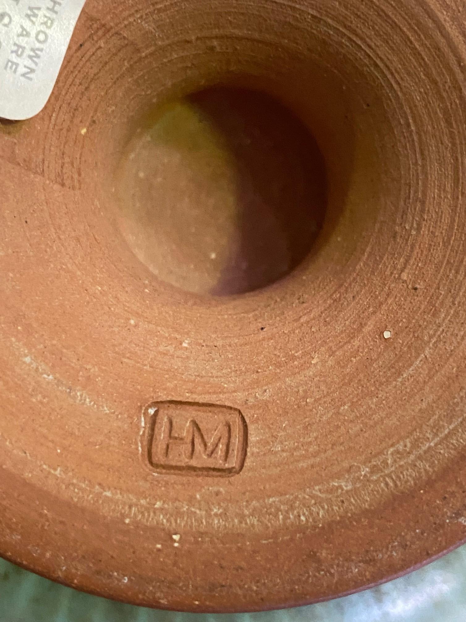 Harrison Mcintosh Signed Mid-Century Studio Pottery Bowl with Original Label 1