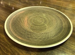 Caricabatterie in ceramica di grandi dimensioni di Harrison Mcintosh firmato Monumental Midcentury