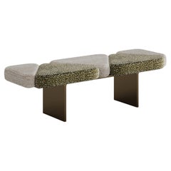 Harrison Stool With Artisan Prism Sleek Fabric