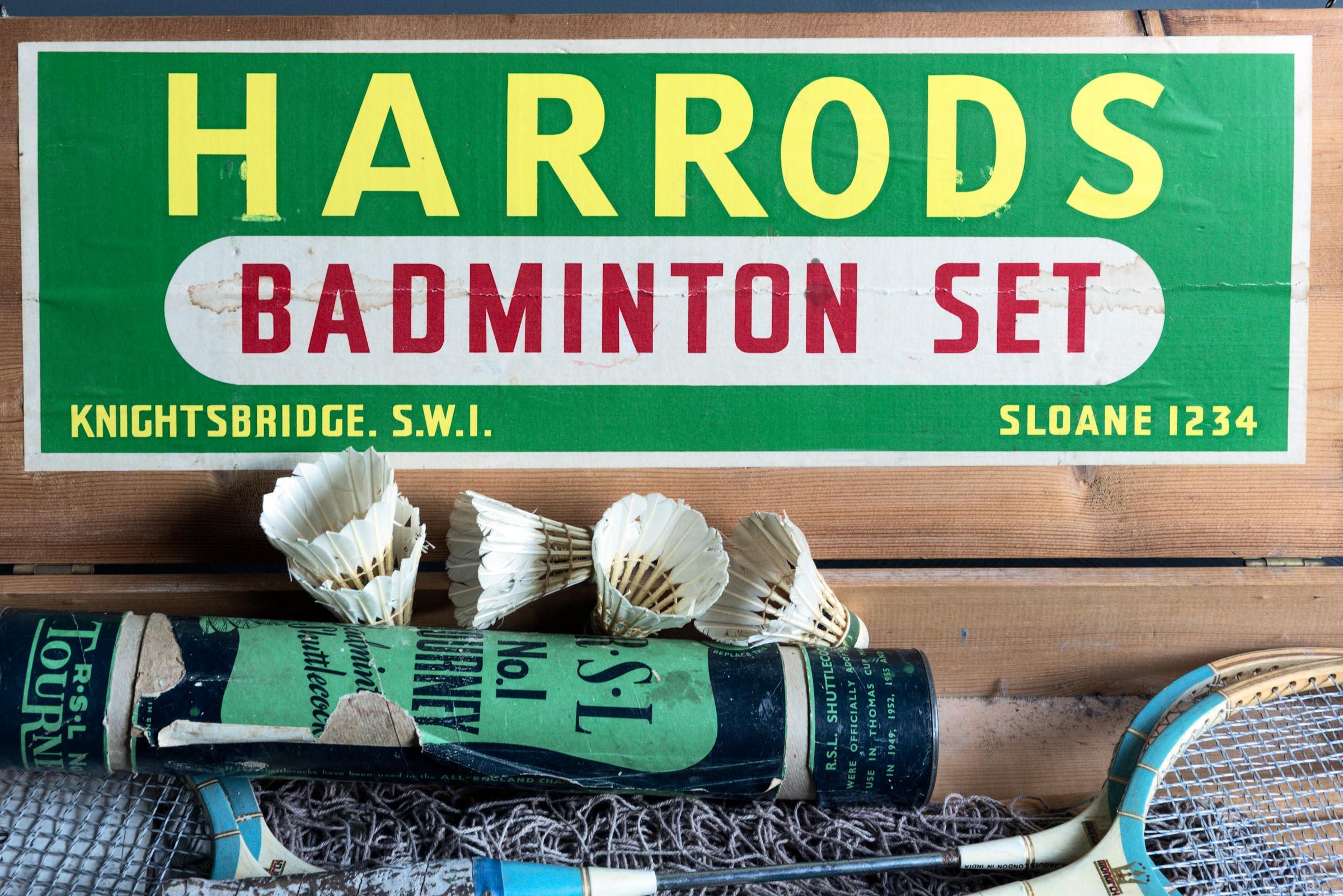 vintage badminton set