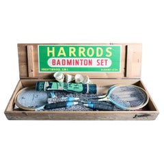 Harrod's 1950s Boxed Badminton Set