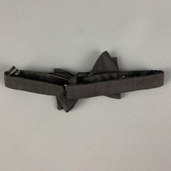 HARRODS Black Silk Bow Tie