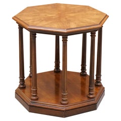 Harrods Charles Barr Hardwood Hexagon Side Plant Coffee Hexagonal Table