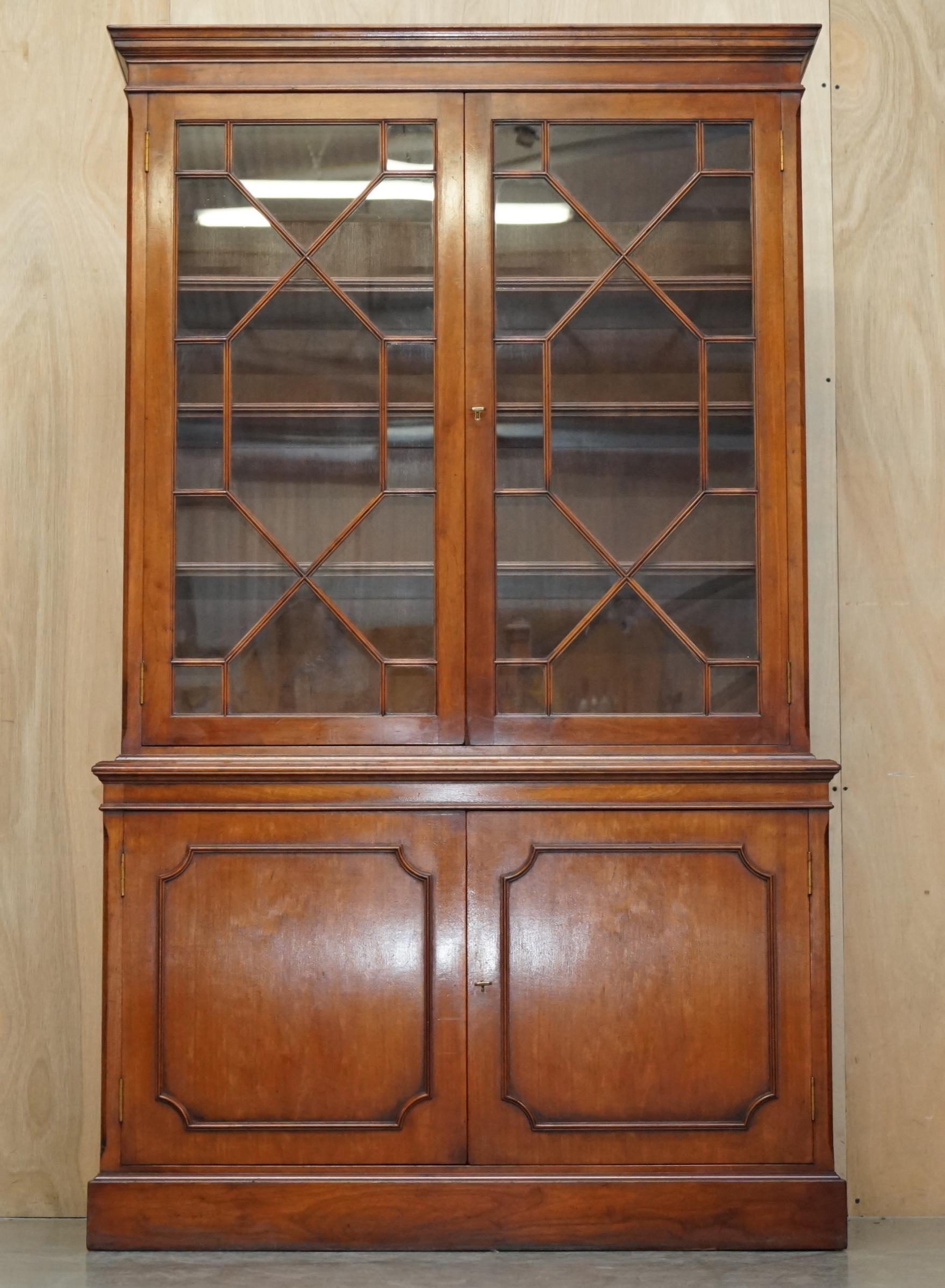 Royal House Antiques

Royal House Antiques is delighted to offer for this absolutely stunning REH Kennedy England made for Harrods London Astral Glazed library bookcase with cupboard base

Please note the delivery fee listed is just a guide, it