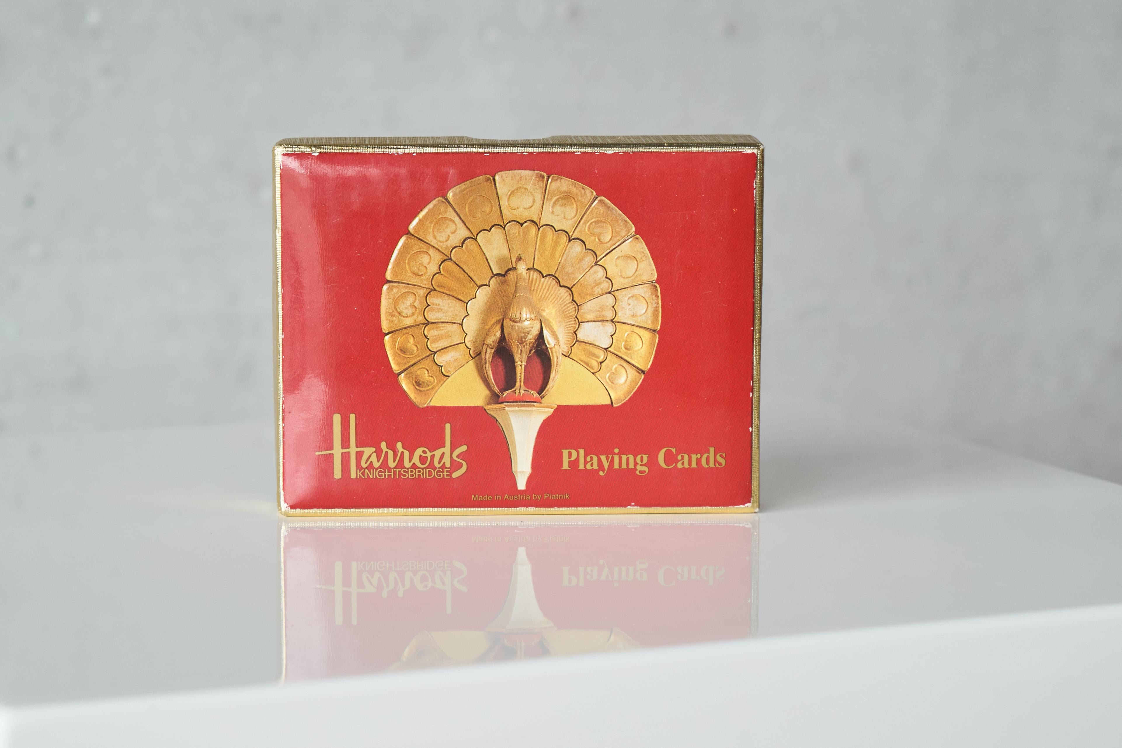 Mid-Century Modern Harrods of London Mid Century Deck of Playing Cards For Sale