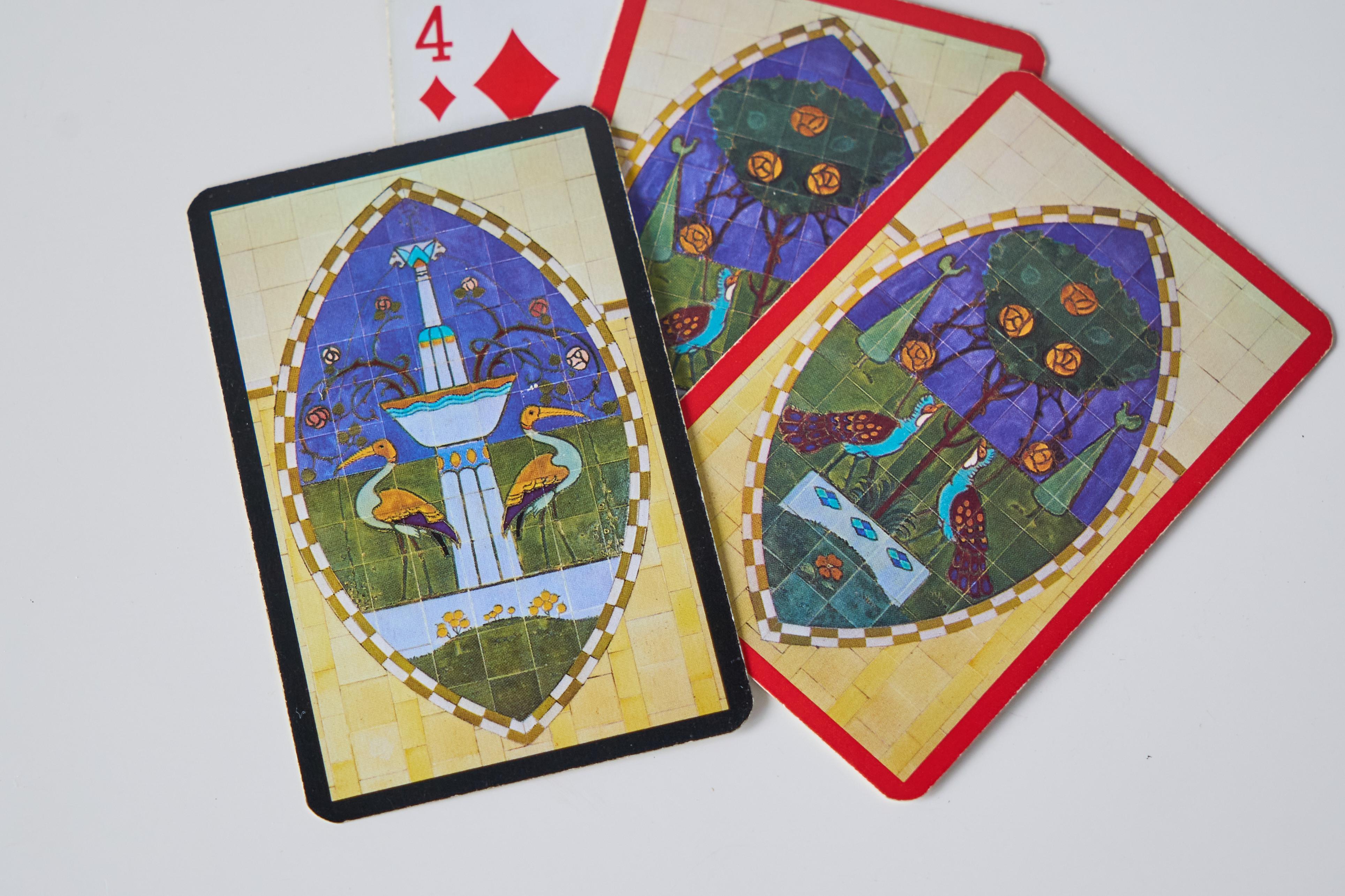 British Harrods of London Mid Century Deck of Playing Cards For Sale