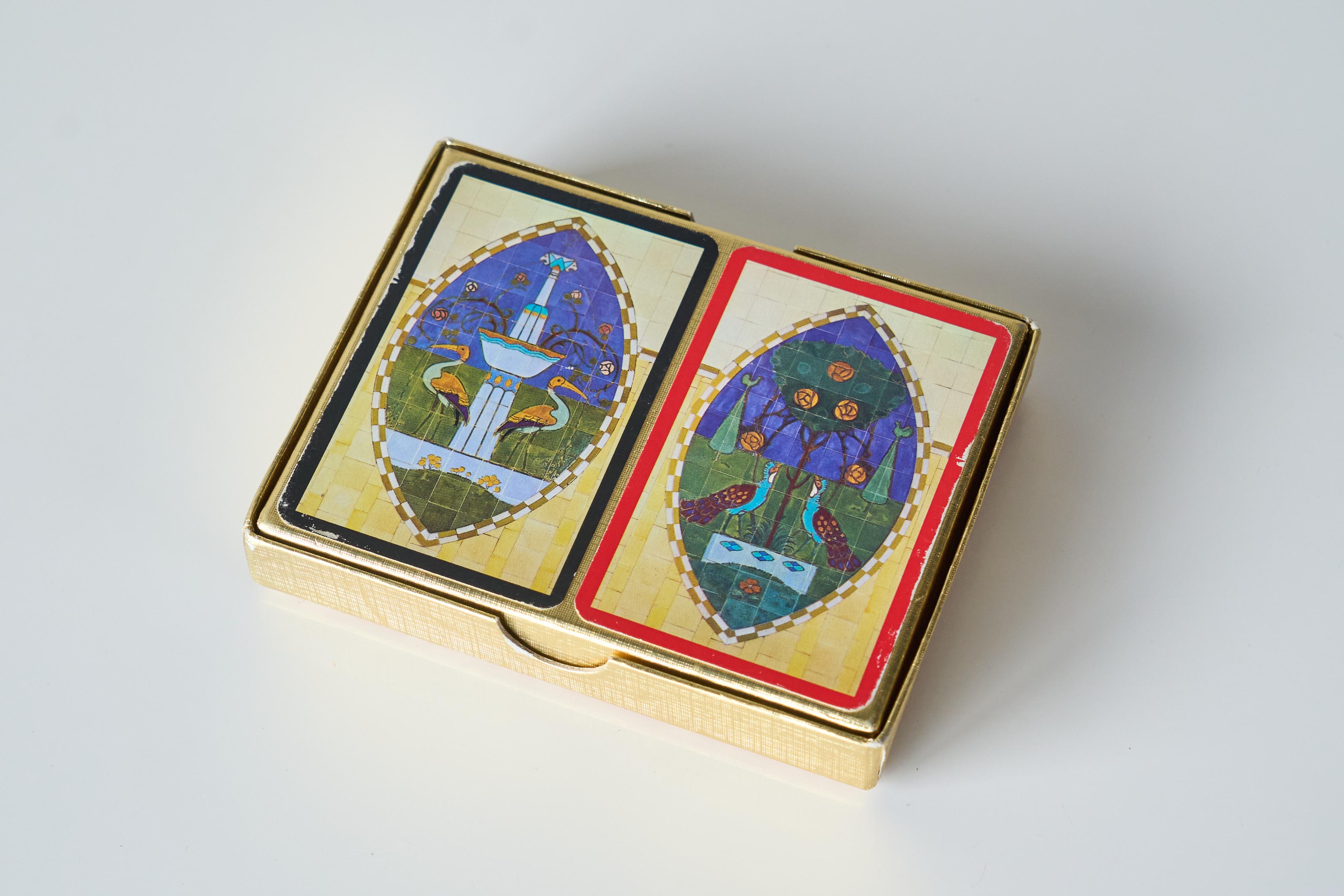 20th Century Harrods of London Mid Century Deck of Playing Cards For Sale