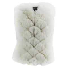 Harrods Of London + Saga Furs Fox Fur Gilet Small