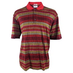 Harrods Vintage Mens Double Mercerised Cotton Short Sleeve Polo Shirt, 1980s