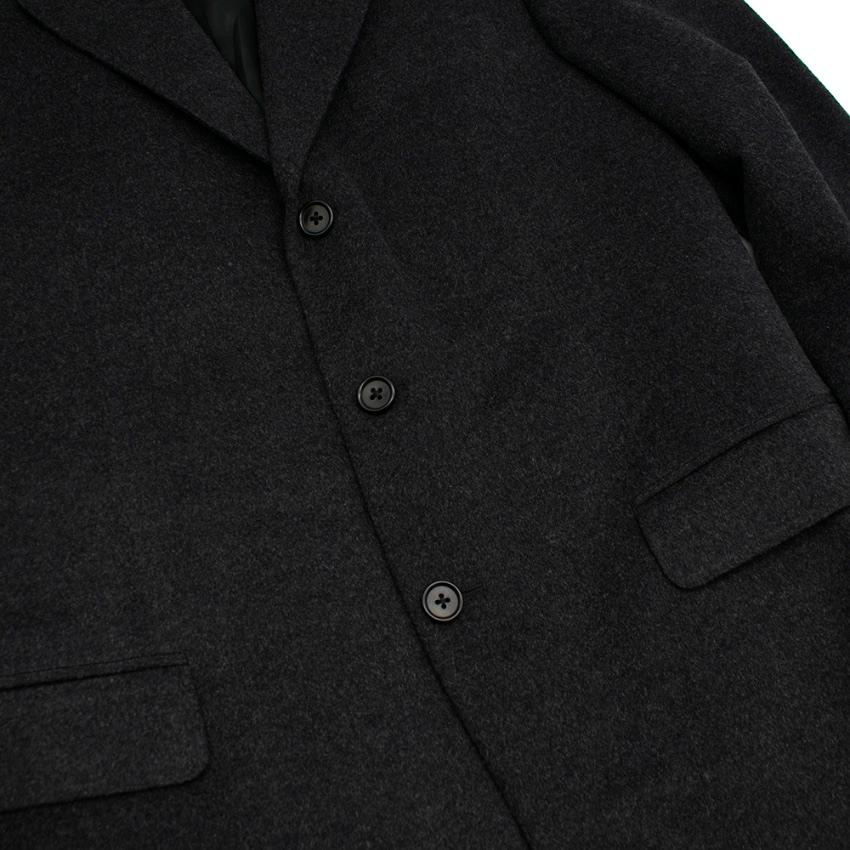 Men's Harrods Wool & Cashmere by Loro Piana Charcoal Jacket  R52 XL