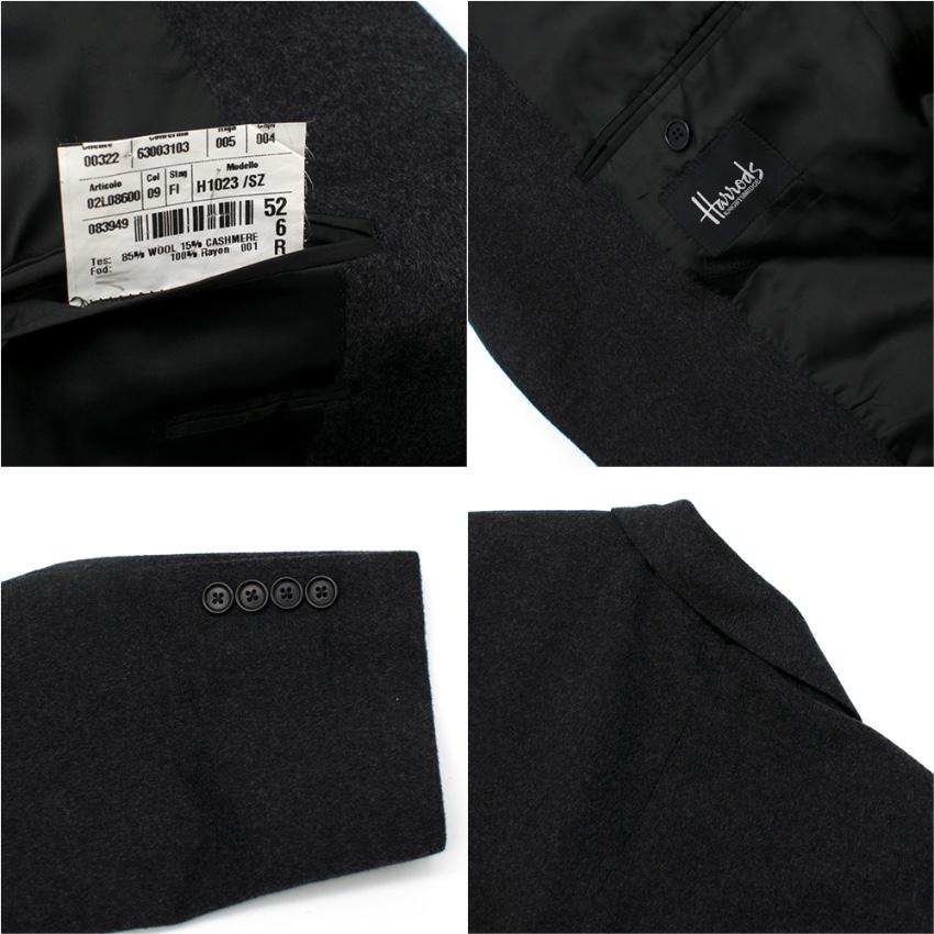 Harrods Wool & Cashmere by Loro Piana Charcoal Jacket  R52 XL 4