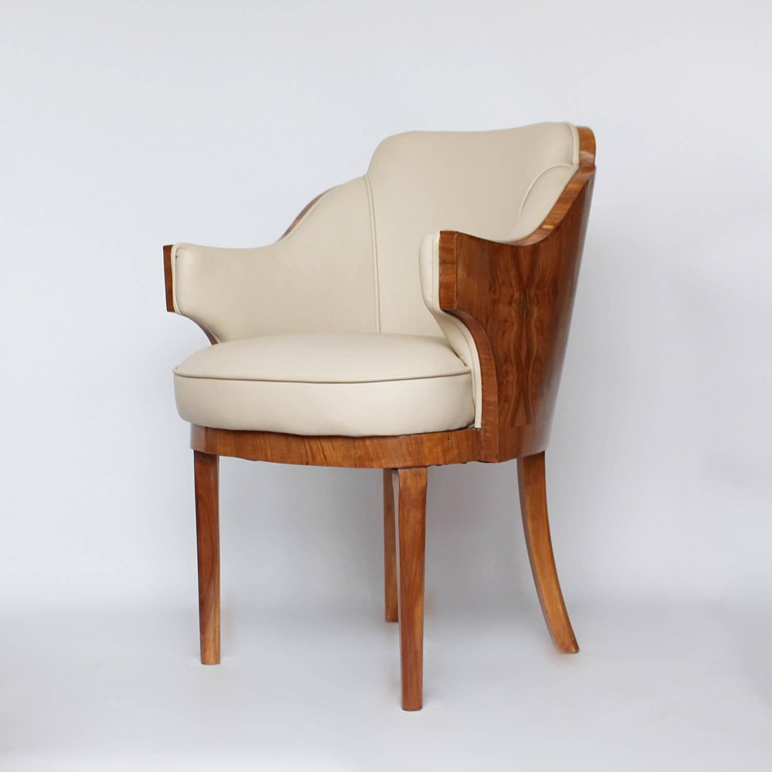English Harry & Lou Epstein Art Deco Armchairs